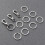 3er-set halsbandanhänger, langlebiger hundemarkenclip mit ringen 10