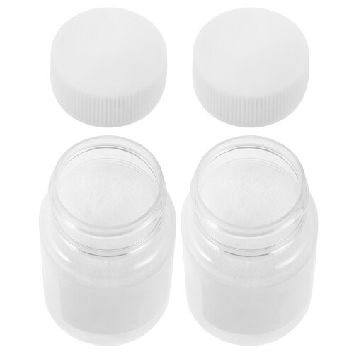 2 bouteilles poudre floquée douce pour DIY, peluches, décorations