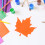50 pièces décorations automne érable en papier pour tableau 3