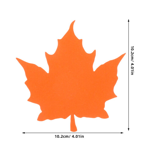 50 pièces décorations automne érable en papier pour tableau 1