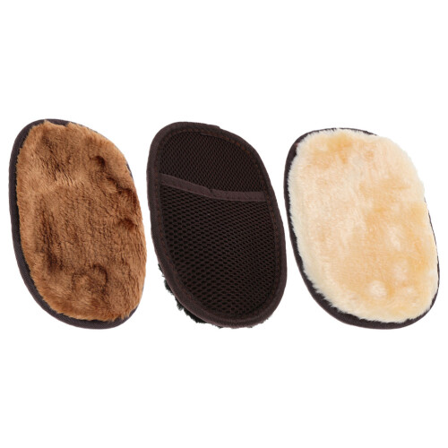 chamoisines en cuir 3 pièces pour chaussures