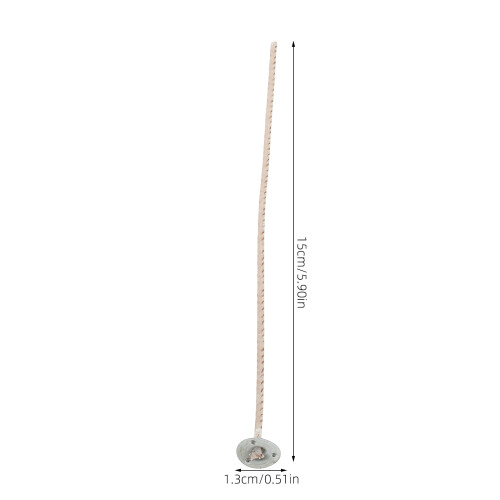 20 mèches coton pour bougies cire d'abeille, lampes, 1