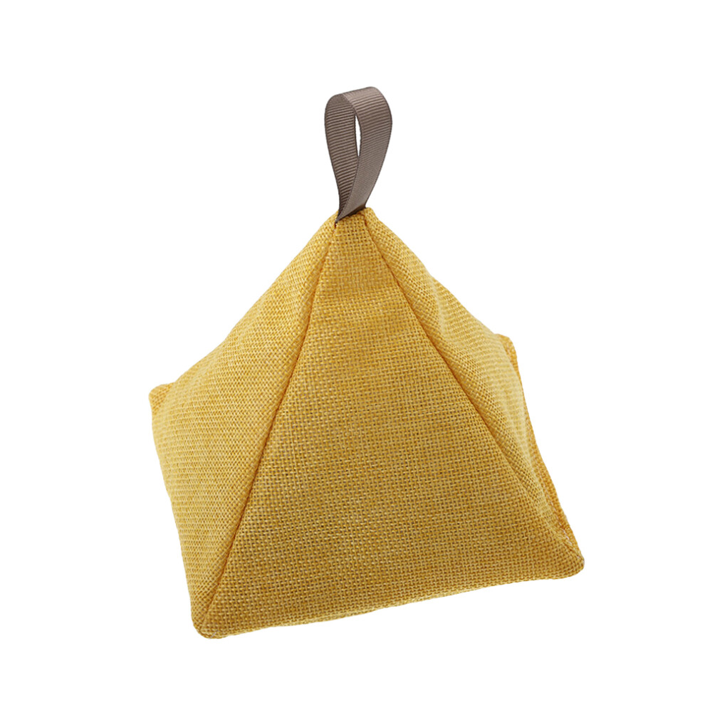 Bamboo Charcoal Air Freshener Deodorant Bag For Car Home Yellow 061145504884