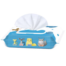 pet dog cat wet wipes hypoallergenic deodorizing 80 pcs