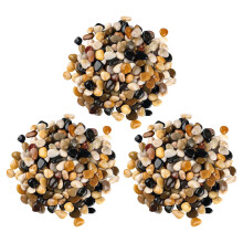 3 packs decorative stones for aquarium, flowerpot, vase, garden