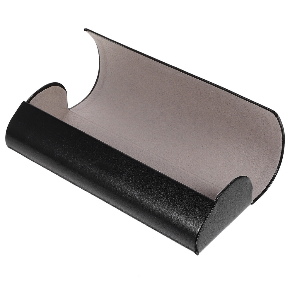 Inoomp Black Sunglasses Storage Case 1Pack 6.2X2.2x1.6in