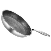 Frying Pans Honeycomb Stainless Steel Large Frying 1pack