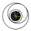 Wall Hanging Clock Decorative Led Smart Clocks For Living Room Black 5