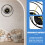 Wall Hanging Clock Decorative Led Smart Clocks For Living Room Black 10