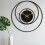 Wall Hanging Clock Decorative Led Smart Clocks For Living Room Black 6