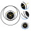 Wall Hanging Clock Decorative Led Smart Clocks For Living Room Black 2