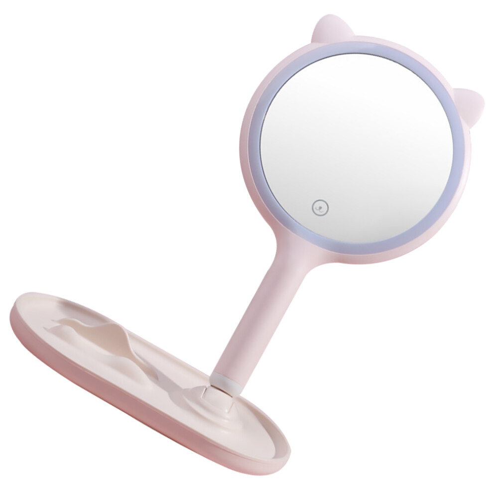 Ohphcall Pink Led Makeup Mirror 1Pack 13.4X9.4in
