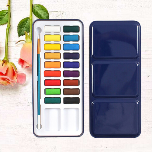 Set Watercolor Watercolour Refillable Water Brush Pen 2
