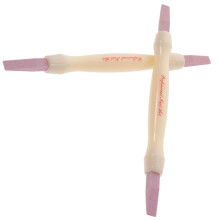 2 Pcs Double-Headed Manicure Buffing Tool Polishing Stick