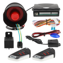 Raindrops Car Alarm With Remote Start Vehicle Locking System