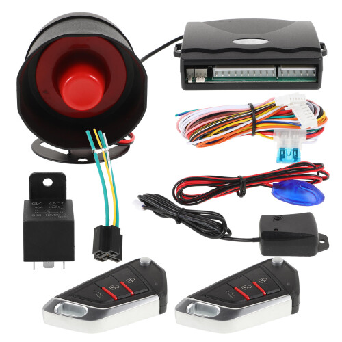 Raindrops Car Alarm With Remote Start Vehicle Locking System
