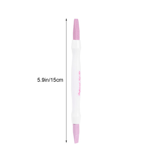 2 Pcs Double-Headed Manicure Buffing Tool Polishing Stick 1