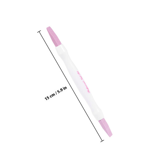2 Pcs Double-Headed Manicure Buffing Tool Polishing Stick 2