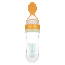 Silicone Rice Bottle Spoon Scoops Milk Bottle Feeder Bottle