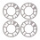4 Pcs Hub Spacer Wheel Spacers Auto Accessories Child Silver 1