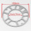 4 Pcs Hub Spacer Wheel Spacers Auto Accessories Child Silver 2