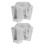 Worgeous  2 Pcs Scaffolding Accessories Fixed Adapter Durable Part 1