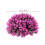 Decorative Ornament Polyethylene 1 Set For Home Office Pink 2