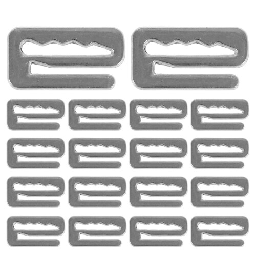 20 Pcs Apron Buttons Fixing Clip Child Man Barber Cape Strap Hook 2