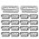 20 Pcs Apron Buttons Fixing Clip Child Man Barber Cape Strap Hook 6