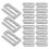 20 Pcs Apron Buttons Fixing Clip Child Man Barber Cape Strap Hook 7