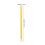 High Jump Stand Pole Part Yellow 1pcs 21.7in 2