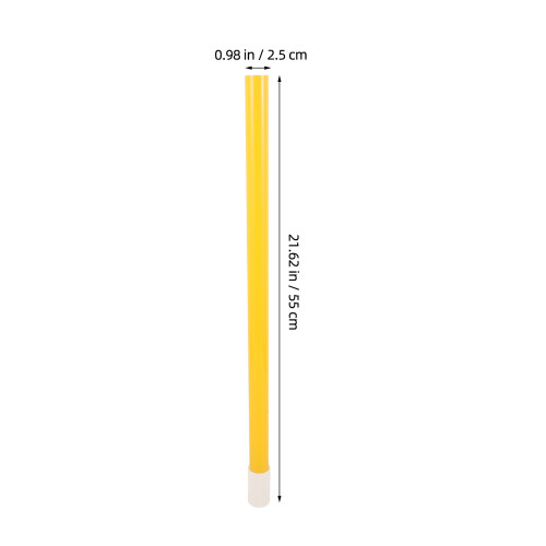 High Jump Stand Pole Part Yellow 1pcs 21.7in 1