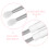 10 Pcs Silicone Makeup Brush Lip Gloss Making Kit Brushes Applicator 8