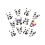 12 Panda Ring, Panda-Finger-Ringe, Party-Ringe, Ringe Für 1
