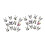 12 Panda Ring, Panda-Finger-Ringe, Party-Ringe, Ringe Für 8