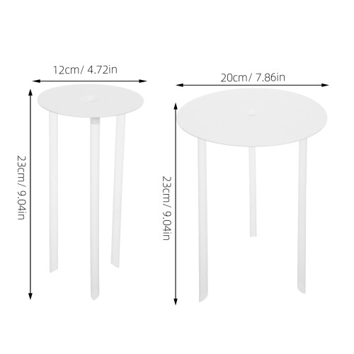 12 . soportes para capas de pastel con varillas, reutilizables 2