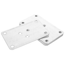 5 pièces supports plats pour pieds de table plaques de fixation