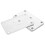 5 pièces supports plats pour pieds de table plaques de fixation 1