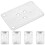 5 pièces supports plats pour pieds de table plaques de fixation 11