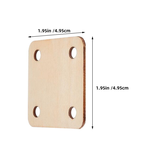 carte carrée en 36 pcs 4 trous pour décoration 2