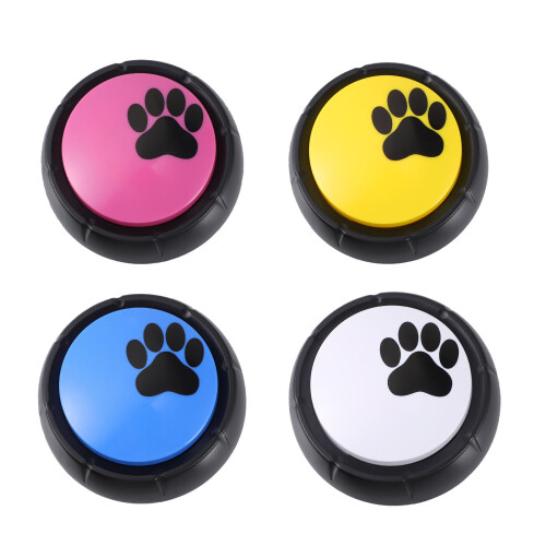 4pcs Pet Training Button Dog Cat Abs Toy 2