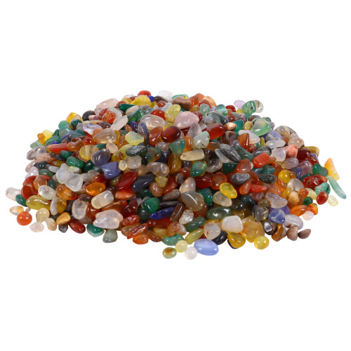 1 Pack Crystal Agate Gravel Gem Crystal Agate Stone Bare Stone