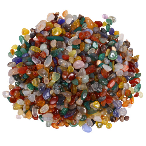 1 Pack Crystal Agate Gravel Gem Crystal Agate Stone Bare Stone 2