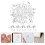 100 Pcs Push Pins Clear Round Head Decorative Bulletin Thumbtacks 5