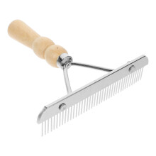 1Pc Pet Horse Hair Comb Rust-Proof Durable Wooden Grooming Brush