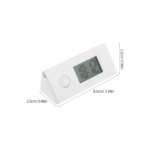 Backpack Key Pendant Digital Watch White Metal 1pack 1