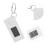 Backpack Key Pendant Digital Watch White Metal 1pack 9