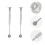 2 pcs lift support gas struts for kitchen cabinet lid hinges 3