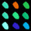 Glow Sand For Decoration Blue 1set 5