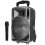 1 Set Black Portable Speaker Handle Plastic Replacement with Slots 6